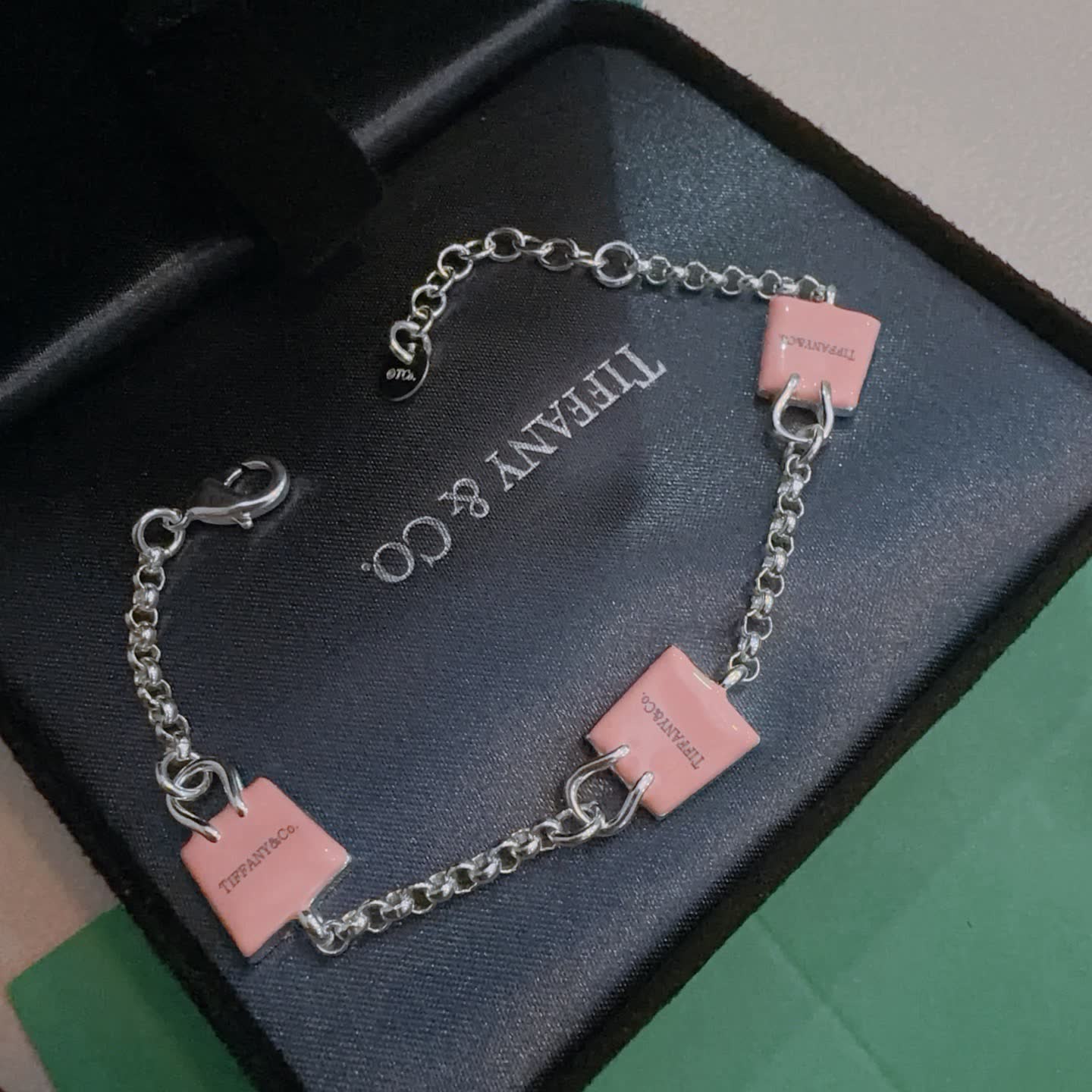 Tiffany & Co. Lock Charm Bracelet